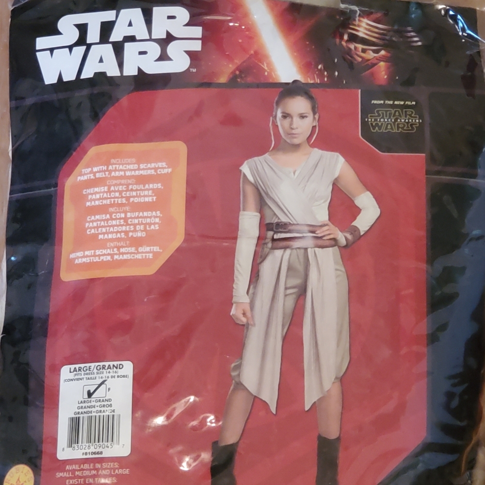 Star Wars adult Rey Halloween costume Large